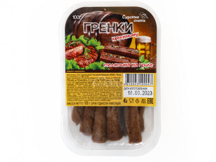 Вяленое мясо: Сурские гренки Телятина на гриле (100 гр)