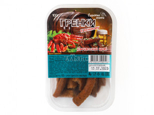 Ресторанные гренки с перцем чили: Сурские гренки Камчатский краб (100 гр)