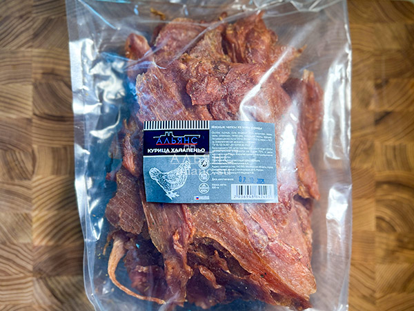 Мясо (АЛЬЯНС) вяленое курица 500гр "С халапеньо" в Лосино-Петровском