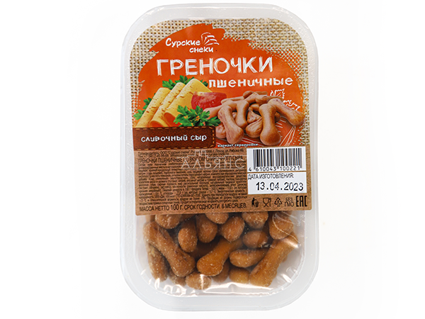Сурские (ПШЕНИЧНЫЕ) Сливочный сыр (100 гр) в Лосино-Петровском