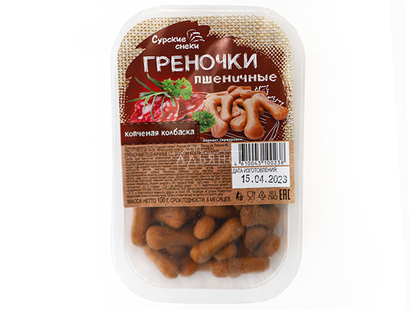 Сурские (ПШЕНИЧНЫЕ) Копченая колбаска (100 гр) в Лосино-Петровском