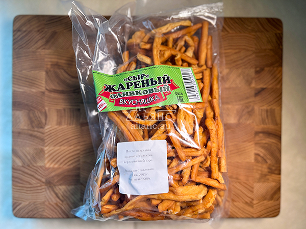 Жареный сыр "ВКУСНЯШКА" (Оливковый) 500гр. в Лосино-Петровском