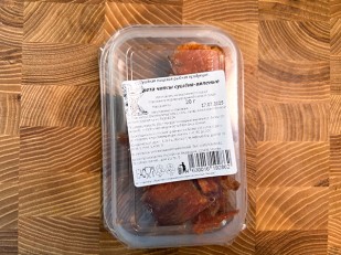 Янтарная рыбка с перцем: Кета (чипсы) вяленая 20 гр.