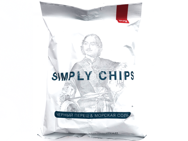 Картофельные чипсы "Simple chips" Морская соль и черный перец 80 гр. в Лосино-Петровском