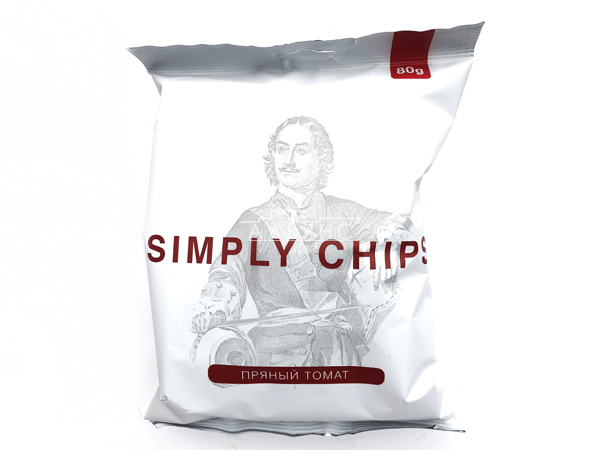 Картофельные чипсы "Simple chips" Пряный томат 80 гр. в Лосино-Петровском